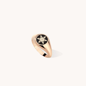 Snowflake Stamp Ring